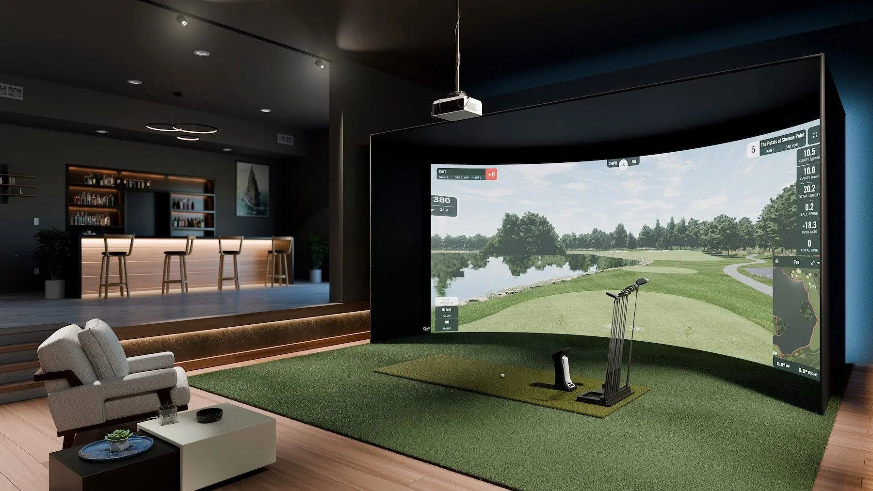 Curved Impact Screens Explained: Immersion vs. Practicality | SimCaddy