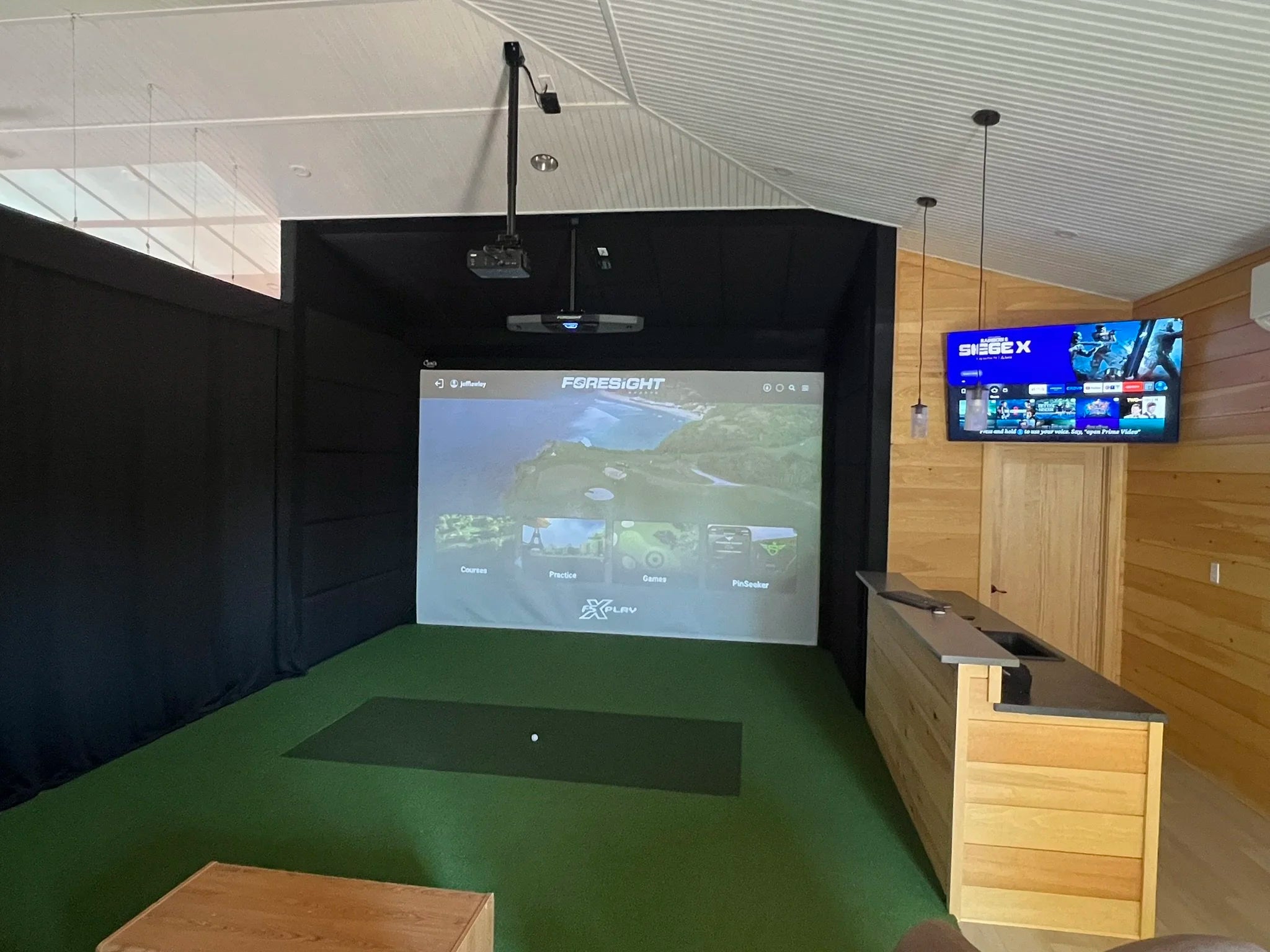 CASE STUDY Premium Residential Golf Simulator – Prince Edward Island | SimCaddy
