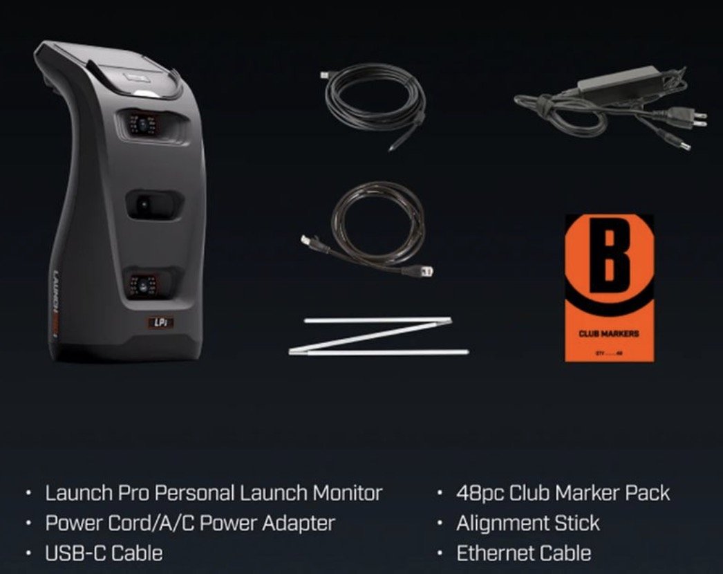 Bushnell Launch Pro i - Indoor - Launch Monitor / Golf Simulator: Circle B Edition (Canada)