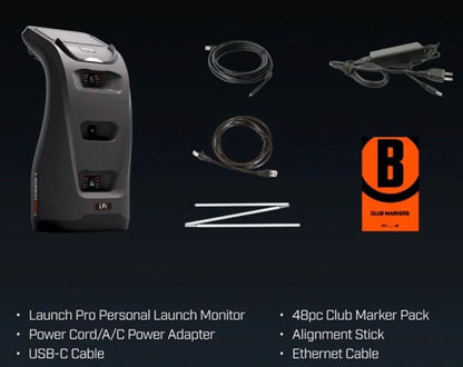 Bushnell Launch Pro i - Indoor - Launch Monitor / Golf Simulator: Circle B Edition (Canada)