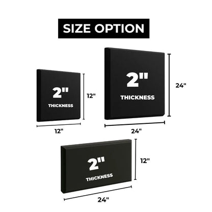 Golf Simulator Foam Wall & Ceiling Panels - 2" Thick