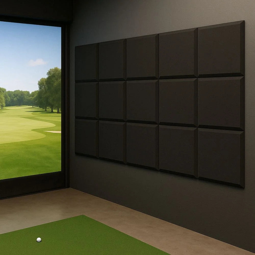Golf Simulator Foam Wall & Ceiling Panels - 2" Thick