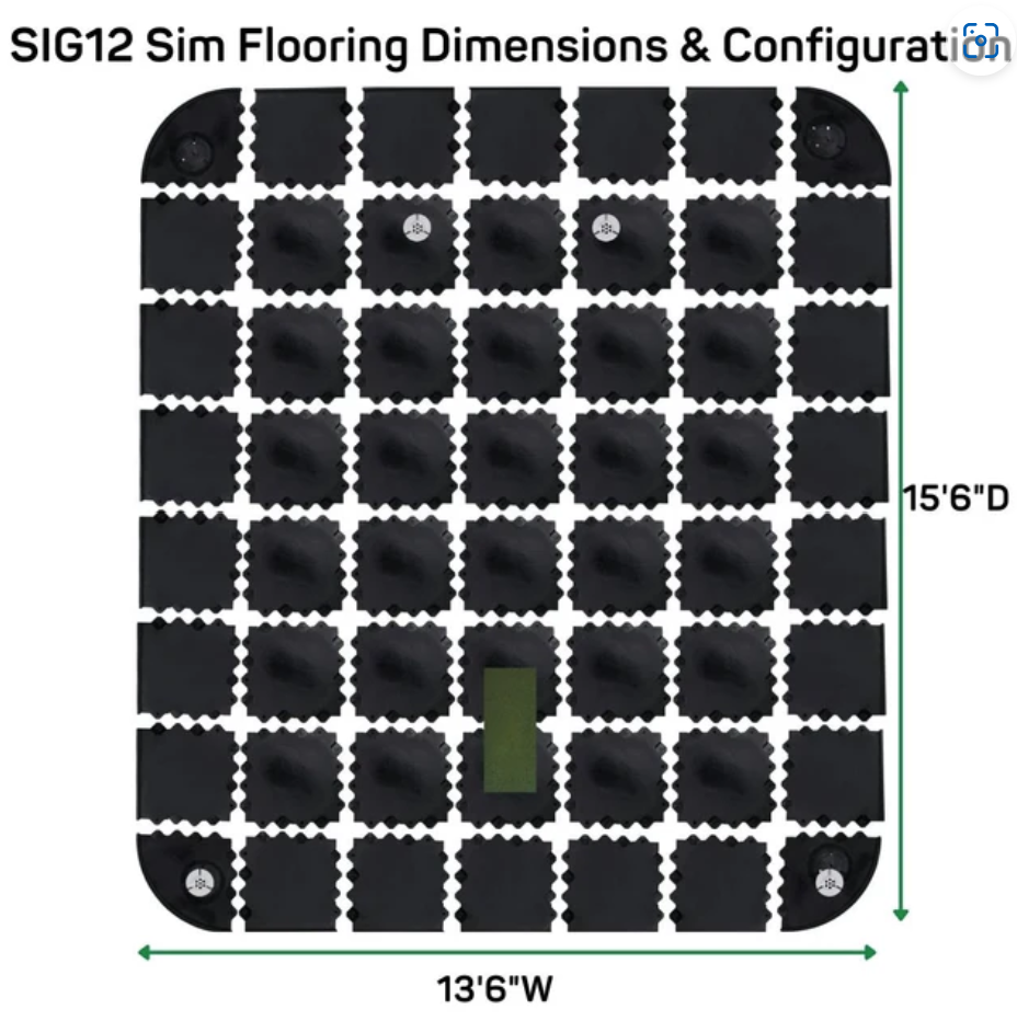 SIGPRO Golf Simulator Flooring