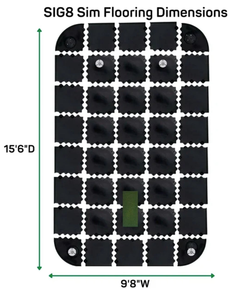 SIGPRO Golf Simulator Flooring