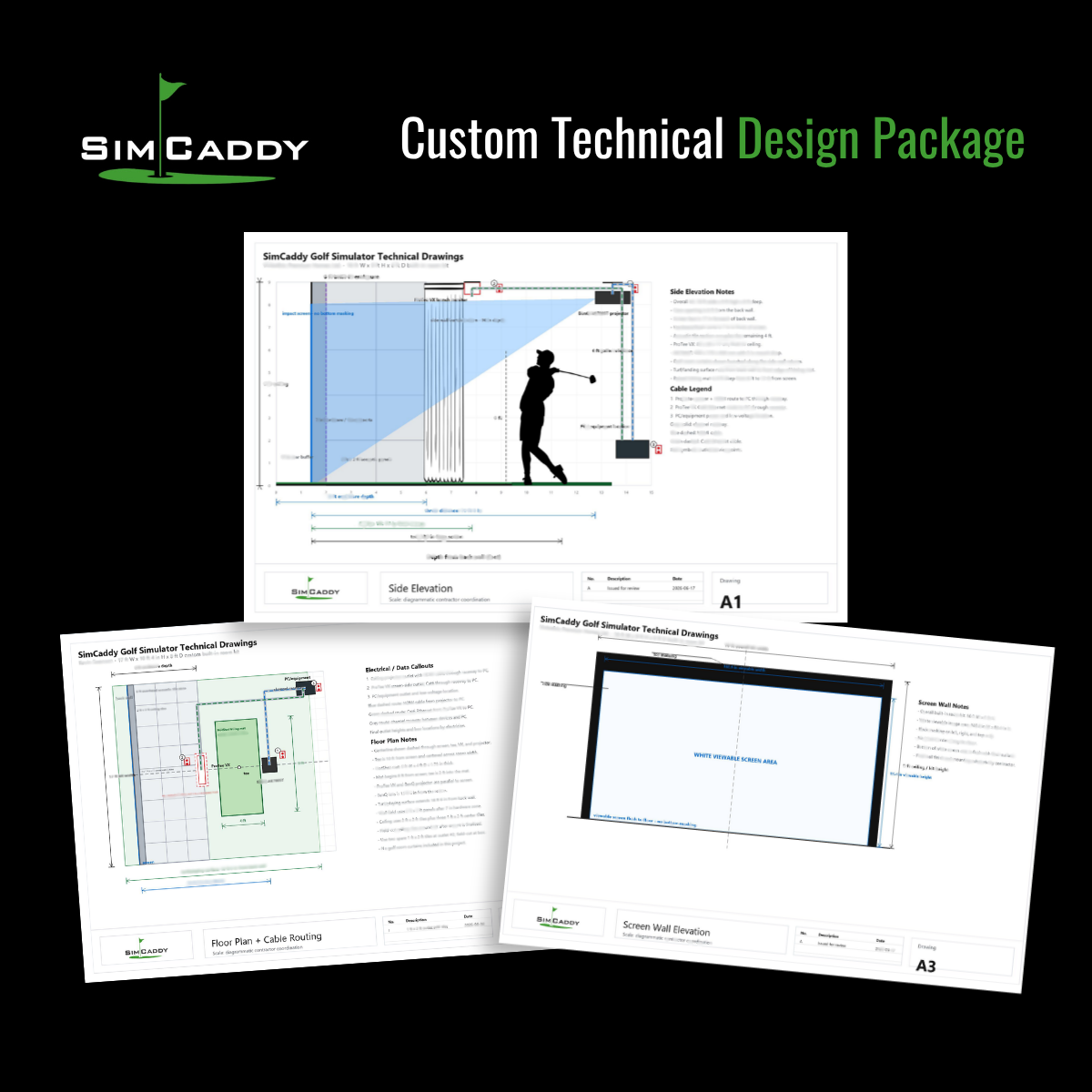 Custom Golf Simulator Technical Design