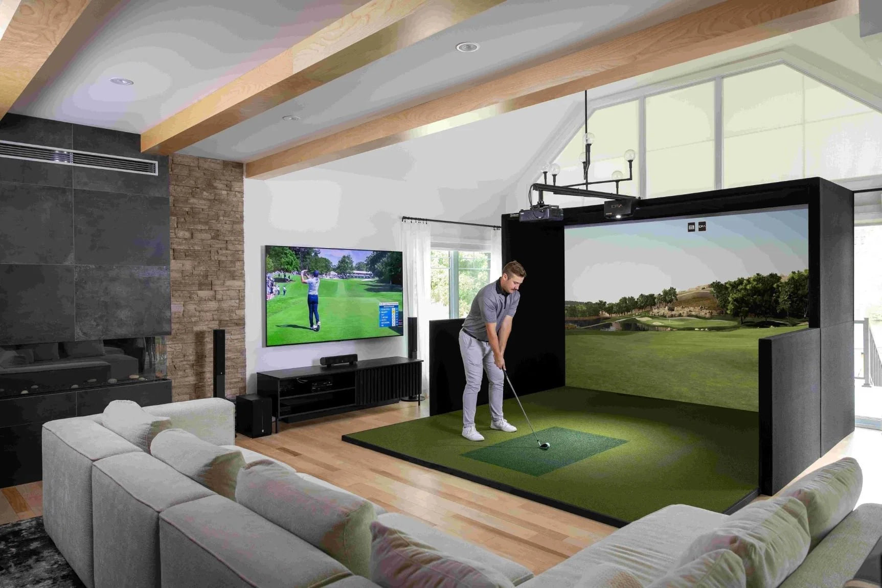 Simbooth 2 Premium All-inclusive Golf Simulator Kit