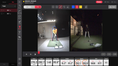 Uneekor EYE XO2 All-In Golf Simulator / Launch Monitor