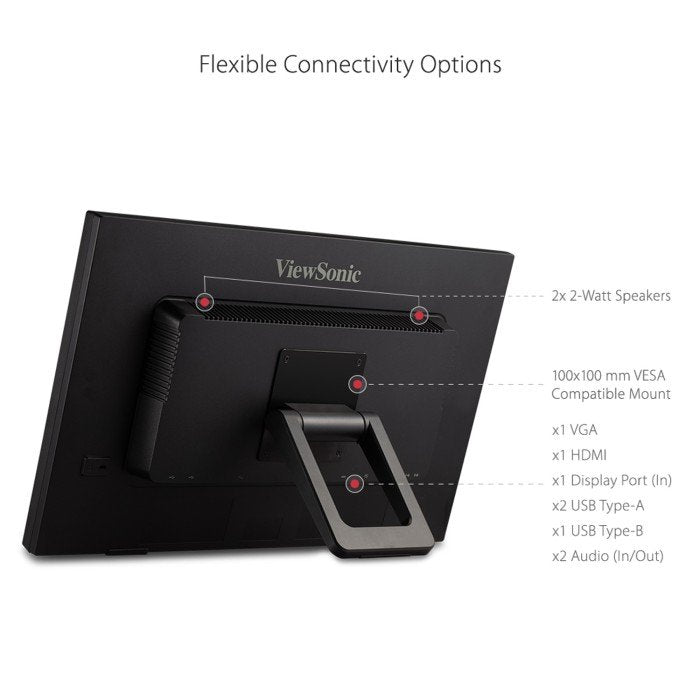 ViewSonic TD2423D 24" Full HD Touchscreen Monitor