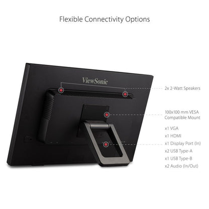 ViewSonic TD2423D 24" Full HD Touchscreen Monitor