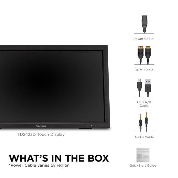 ViewSonic TD2423D 24" Full HD Touchscreen Monitor