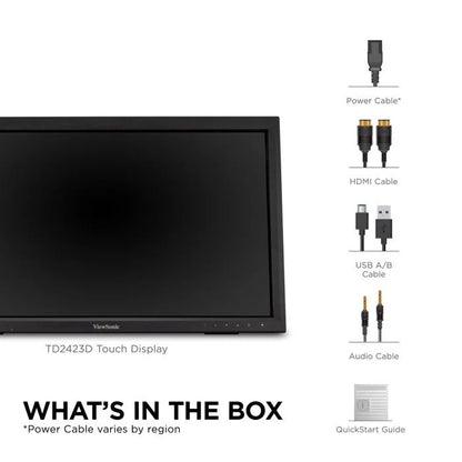 ViewSonic TD2423D 24" Full HD Touchscreen Monitor