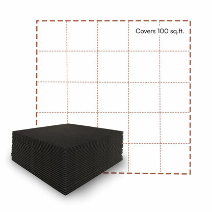 Golf Room Acoustic Tiles, Qty 25 (100 sq. ft.)