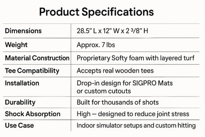 SIGPRO Softy Hitting Strip